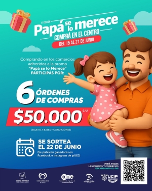 &ldquo;Pap&aacute; se lo Merece: Compr&aacute; en el Centro&rdquo;