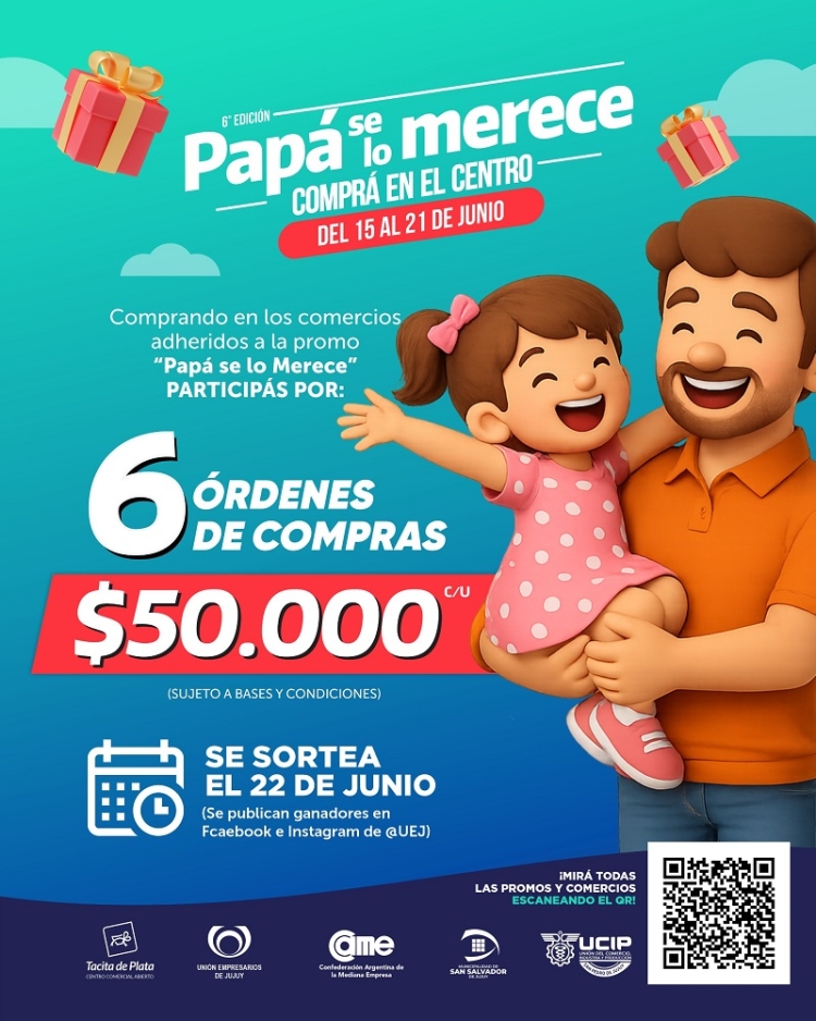 &ldquo;Pap&aacute; se lo Merece: Compr&aacute; en el Centro&rdquo;