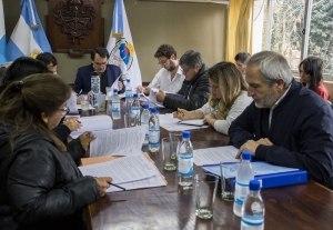 Concejales se reunieron en labor parlamentaria
