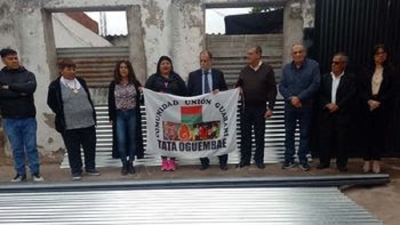 &Aacute;lvarez Garc&iacute;a se reuni&oacute; con la comunidad Uni&oacute;n Guaran&iacute;