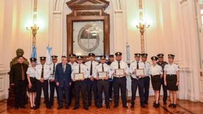 Ascensos en la Guardia de Protecci&oacute;n de Casa de Gobierno