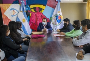 Reuni&oacute;n con dirigentes vecinales de Puente Otero y Villa Belgrano