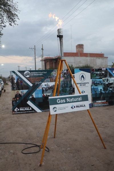 Palpal&aacute;: el barrio 18 de noviembre y una obra hist&oacute;rica de gas que hoy es realidad tras 17 a&ntilde;os