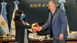 Morales recibi&oacute; a la Directora de la OIT para avanzar en la regulaci&oacute;n en el campo de trabajo
