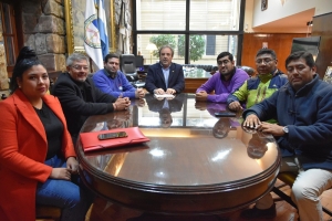 El vicegobernador recibi&oacute; a dirigentes de la CTA de los Trabajadores