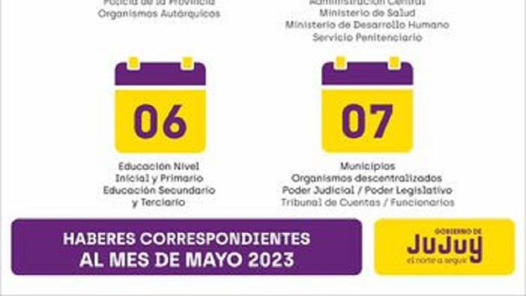 El s&aacute;bado 3 de junio se inicia el pago a los agentes de la administraci&oacute;n p&uacute;blica