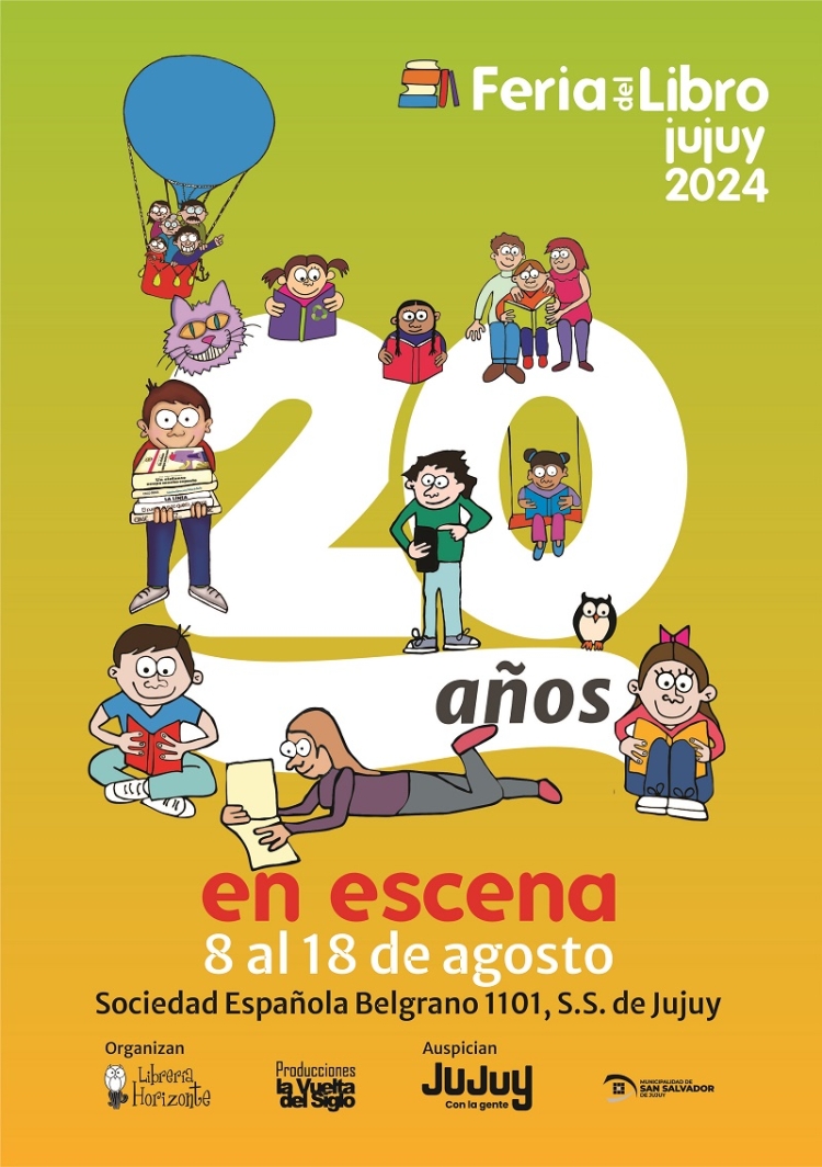 Este jueves 8 inicia la 20 Feria del Libro Jujuy