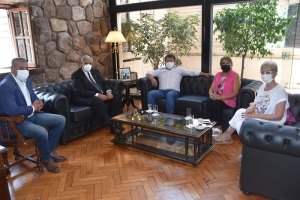 El vicegobernador recibi&oacute; a referentes del triunvirato de la CGT regional Jujuy