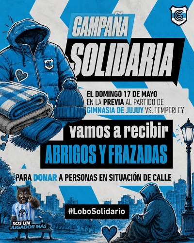 Gimnasia llevar&aacute; a cabo una colecta de abrigos