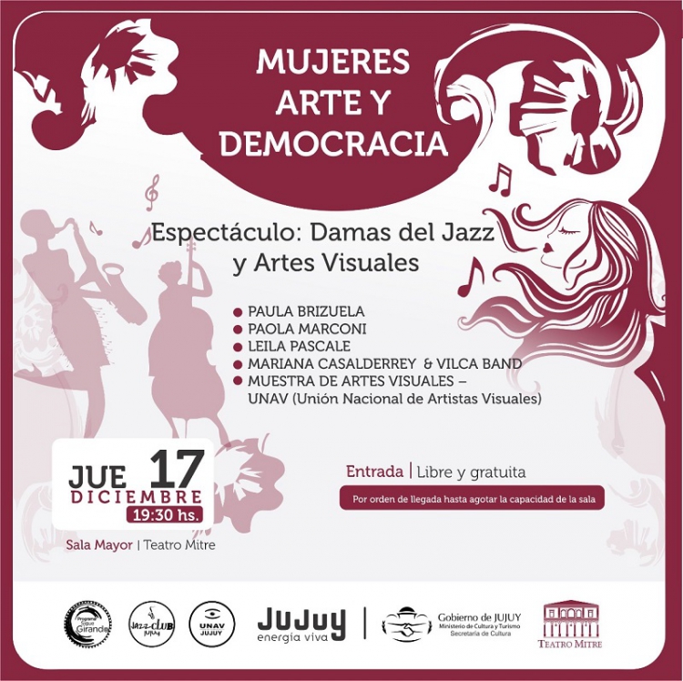 Exitosa presentaci&oacute;n de &ldquo;damas del jazz y artes visuales&rdquo;
