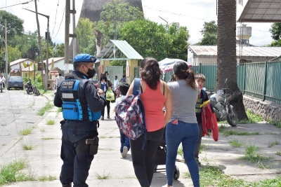 M&aacute;s seguridad para estudiantes en Palpal&aacute;: se lanz&oacute; un renovado programa &ldquo;corredor escolar seguro&rdquo;