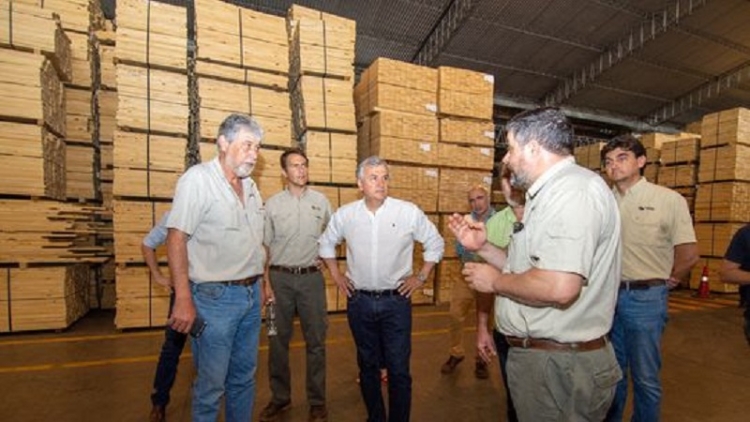 Morales construye puentes para acceder a experiencias de producci&oacute;n que dinamicen la foresto industria