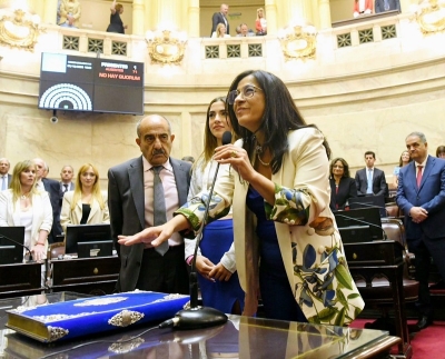 Mois&eacute;s jur&oacute; como senadora nacional  y el pj de jujuy retuvo su banca en la c&aacute;mara alta