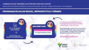 Jornada de Sensibilizaci&oacute;n en Atenci&oacute;n Integral de ni&ntilde;eces, adolescencias y adultos trans, travestis y personas no binarias