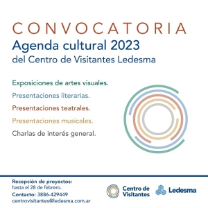 El Centro de Visitantes Ledesma invita a sumarse su agenda cultural