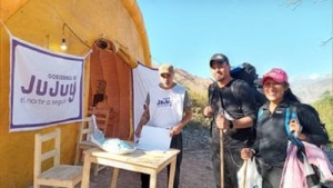 El Ministerio de Desarrollo Humano acompa&ntilde;a y asiste a peregrinos de Punta Corral