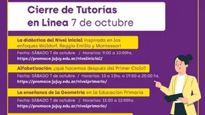 &Uacute;ltimas tutor&iacute;as en l&iacute;nea de Formaci&oacute;n Docente PROMACE