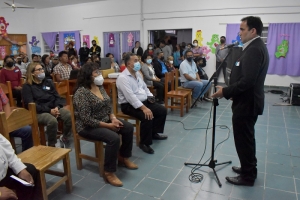 Positiva reuni&oacute;n con los vecinos del Barrio San Jos&eacute; por los 6 mil metros de la red troncal