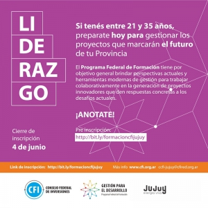 Programa de formaci&oacute;n propone el CFI