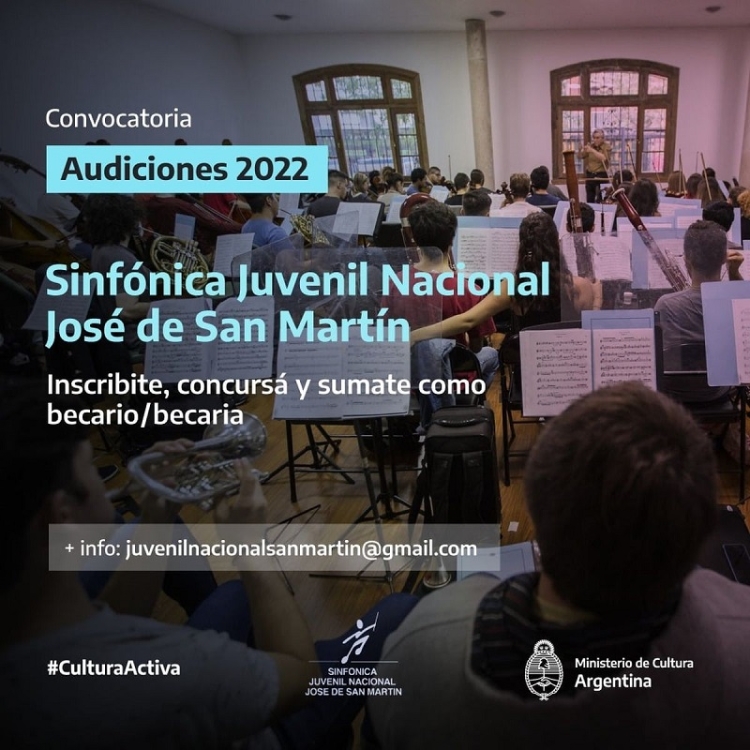 Audiciones abiertas para la Orquesta Sinf&oacute;nica Juvenil Nacional