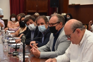 El ministro stanic mantuvo reuni&oacute;n con diputados para explicar el avance del Plan Maestro