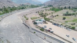 Las obras de seguridad h&iacute;drica en Purmamarca, en marcha