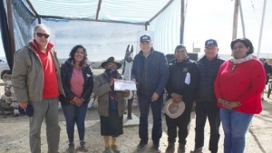 Morales entreg&oacute; fondos para ampliar el horizonte productivo de comunidades de Rinconada