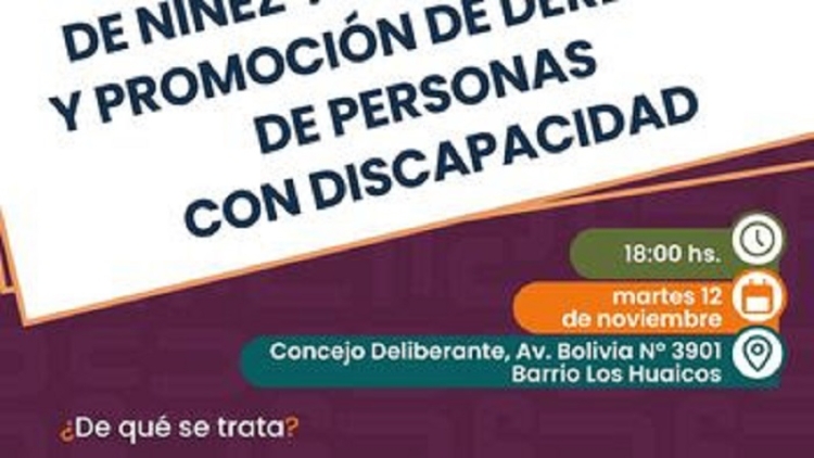 Jornada Interinstitucional sobre Derechos de la Ni&ntilde;ez, Adolescencia y Personas Discapacidad