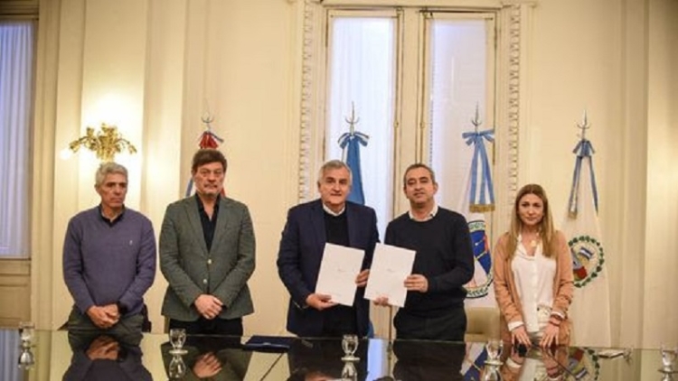 Gerardo Morales y Pablo Javkin iniciar&aacute;n las gestiones por una ruta a&eacute;rea entre Jujuy y Rosario