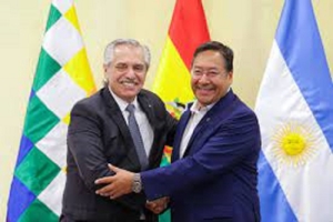 Alberto Fern&aacute;ndez y Luis Arce destacaron la hermandad y la historia que unen Argentina y Bolivia