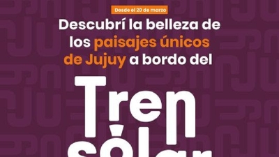 Hoy lunes comenzar&aacute; la venta de pasajes para el Tren Solar de la Quebrada