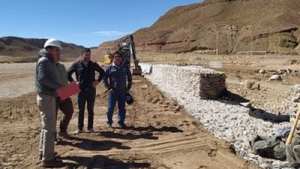 Avanzan las obras de mitigaci&oacute;n h&iacute;drica en Susques