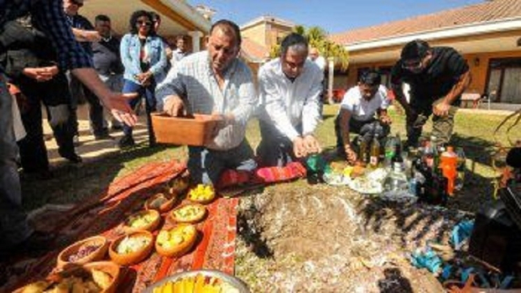 Cooperativa de Tabacaleros: Morales pidi&oacute; por prosperidad a la madre tierra