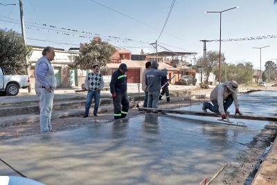 Inici&oacute; la etapa final de pavimentaci&oacute;n del anillo vial avenida Remedios de Escalada&mdash;Evaristo Carriego y calle Col&oacute;n, que optimizar&aacute; la transitabilidad en Palpal&aacute;