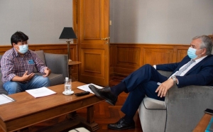 Morales y Machaca repasaron agenda de obras para Abra Pampa