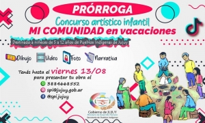 Pr&oacute;rroga para el concurso art&iacute;stico infantil "MI COMUNIDAD"