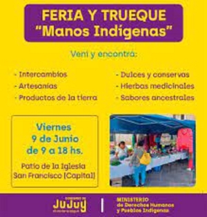 Nueva edici&oacute;n de la Feria y Trueque "Manos Ind&iacute;genas"