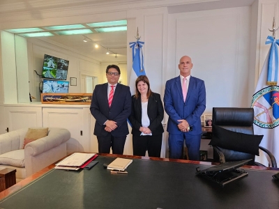 El Presidente de la Suprema Corte de Justicia y el Procurador General del Ministerio P&uacute;blico de la Acusaci&oacute;n se reunieron con la ministra Bullrich