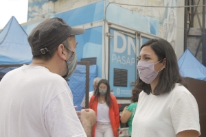 Leila Chaher facilit&oacute; la llegada del m&oacute;vil del ReNaPer a Jujuy