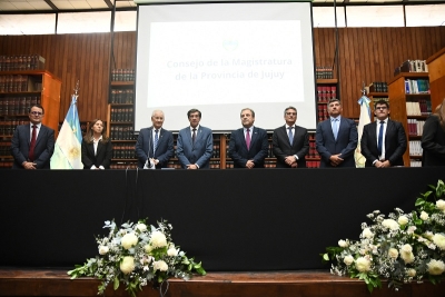 Bernis acompa&ntilde;&oacute; la jura de los integrantes del Consejo de la Magistratura