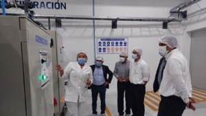 Visita de funcionarios salte&ntilde;os de Aguas del Norte a Xuma y obra de El Pongo