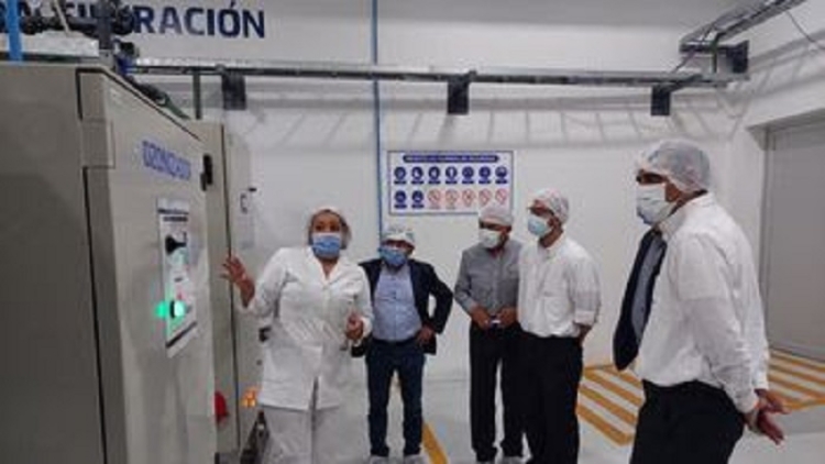 Visita de funcionarios salte&ntilde;os de Aguas del Norte a Xuma y obra de El Pongo