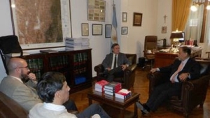 Encuentro con autoridades judiciales y de derechos humanos por el proyecto Ciudad Judicial