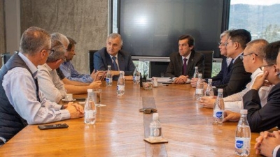 Morales y CEOs de Shanghai Eletric Power avanzan en la ampliaci&oacute;n de Cauchari