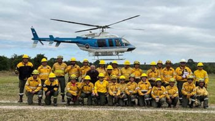 Brigadistas contin&uacute;an prepar&aacute;ndose para la temporada de incendios forestales