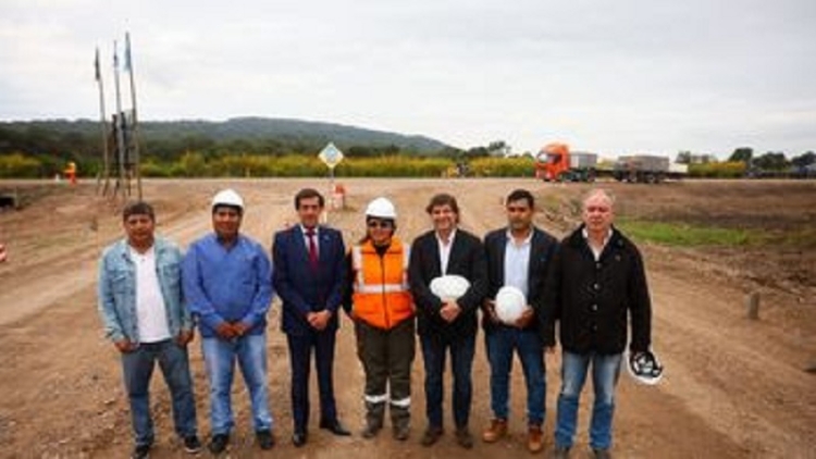 Sadir encabez&oacute; la reactivaci&oacute;n de obras en la Ruta Nacional N&deg; 34, tramo Las Pampitas