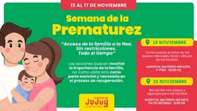 Semana de la Prematurez se extender&aacute; del 13 al 17 de noviembre