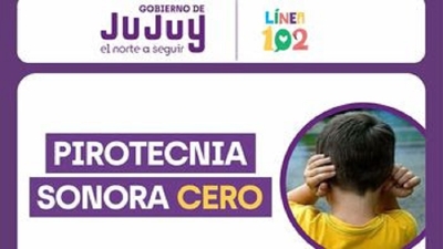 Pirotecnia sonora cero en Jujuy