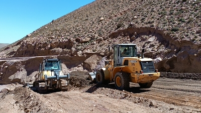 Vialidad nacional avanza con los trabajos para habilitar el tr&aacute;nsito en la ruta nacional 52