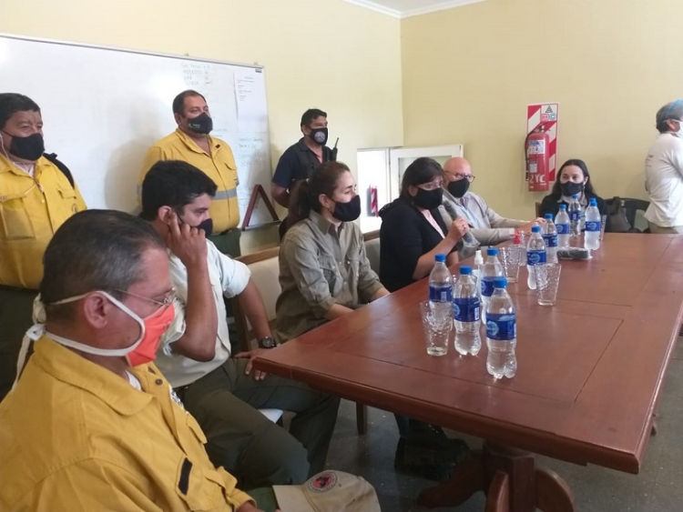 Sostenido trabajo de ambiente ante los incendios forestales en las Yungas